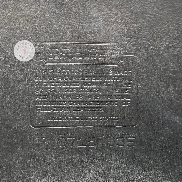 Vintage Coach Ranch Bag 9852 Black 1990's USA - Picture 8 of 10